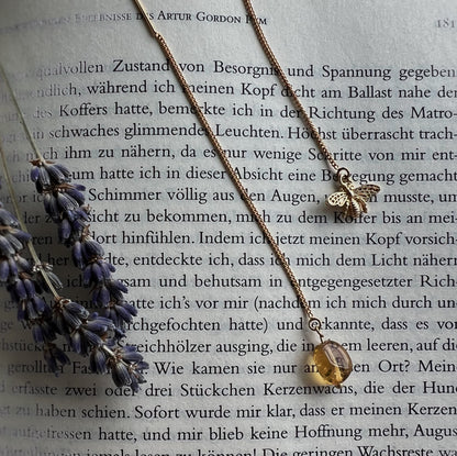 AMBRA - Asymmetrische Fädelohrringe