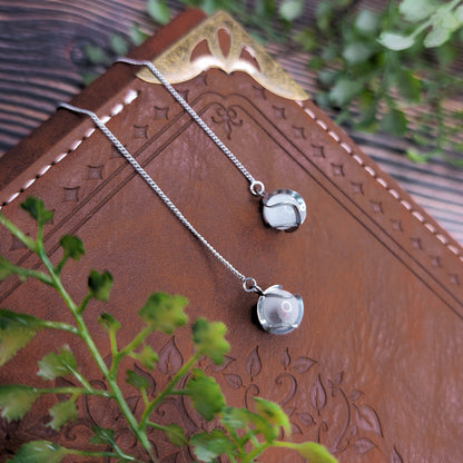 ALLEGRA - Fädelohrringe mit Glasperle